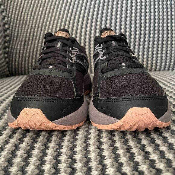 Saucony Cohesion Tr14 Trail Running Shoe black/pink/purple women’s size 7 - Picture 6 of 10